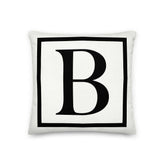 Letter B Border Monogram Decorative Throw Pillow, Pillow, $ 64.50, A Moment Of Now™
